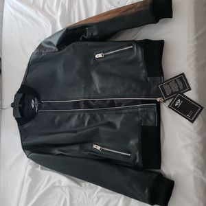 Camokazi Victory leather bomber jacket